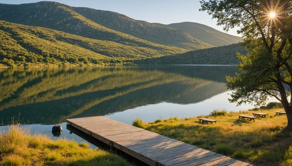 Camping Hérault : votre échappée au bord du lac du salagou